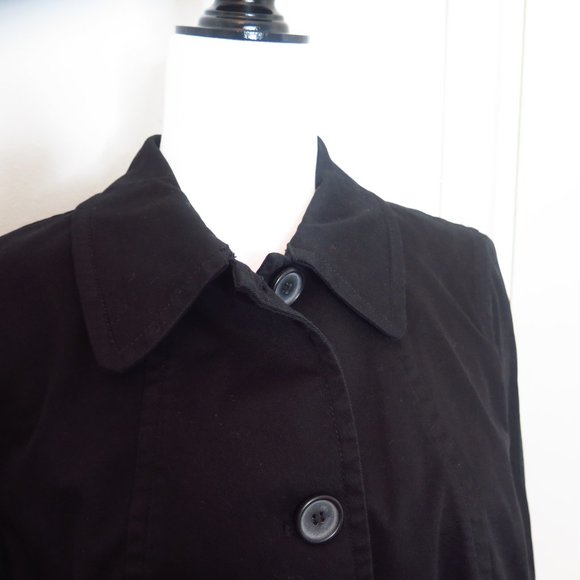 Classic Black Pea Coat - Picture 4 of 15